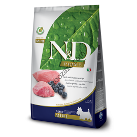 N&D PRIME Adult Mini Lamb & Blueberry - Храна за кучета с агнешко и боровинки 7 кг.